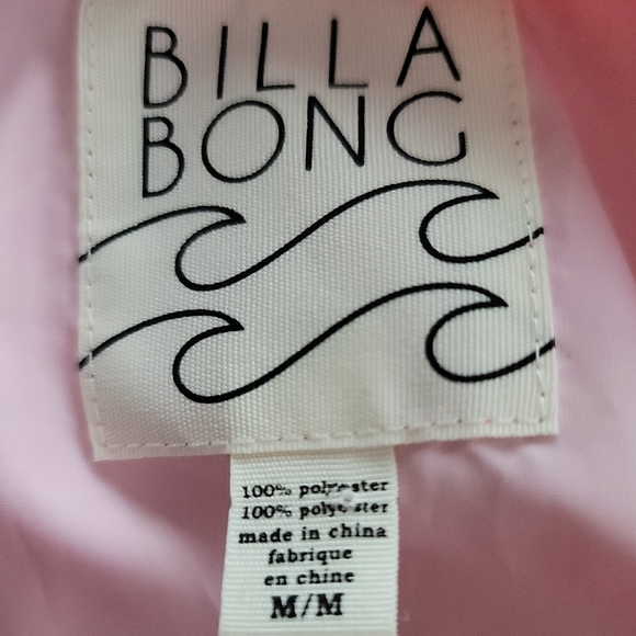 Billabong Geo Full Zip Hooded Windbreaker Size M - Picture 7 of 7